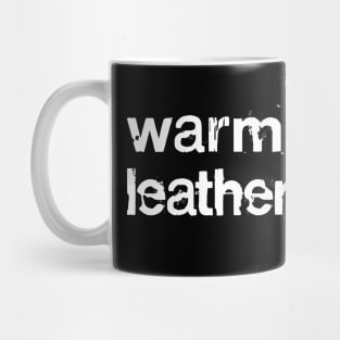 Warm Leatherette //// Post Punk Synth Typography Mug